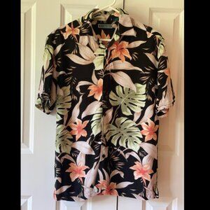 Cubavera Hawaiian Floral Shirt